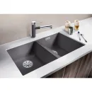 Кухонная мойка Blanco Subline 350/350-U InFino серый беж 523581