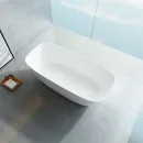 Ванна из литьевого мрамора Vincea VBT-6S02MW 170x75 см, отдельностоящая, белый матовый