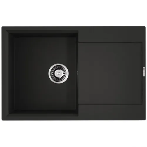 Кухонная мойка Tetogranit Omoikiri Daisen 78T-BL черный 4993527