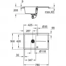Кухонная мойка Grohe K400 серый 31639AT0