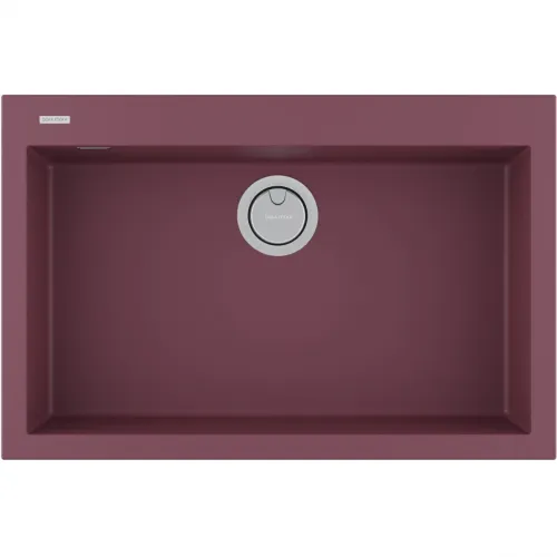 Кухонная мойка Paulmark Acrystone Decoration Merlot PM937650-ME 76x50 см, бордо