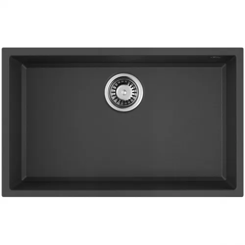 Кухонная мойка Tetogranit Omoikiri Tedori 66-U-BL черный 4993972