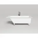 Ванна из литьевого мрамора Salini S-Sense Cascata 104113M 169,8x75 см, белый матовый