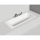 Ванна из литьевого мрамора Salini S-Sense Cascata 104113M 169,8x75 см, белый матовый