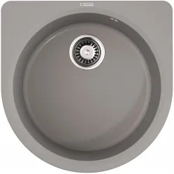 Кухонная мойка Artgranit Omoikiri Akegata 51-GR ленинградский серый 4993756
