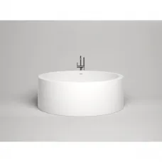 Ванна из литьевого мрамора Salini S-Sense Isola 101111M 200x200 см, отдельностоящая, белый матовый