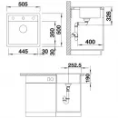 Кухонная мойка Blanco Dalago 5-F алюметаллик 518531