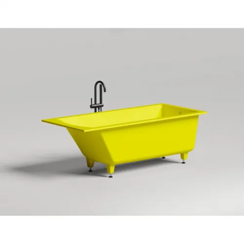 Ванна из литьевого мрамора Salini S-Sense Cascata 104113MF 169,8x75 см, покраска по RAL матовый полностью