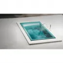 Ванна из литьевого мрамора Salini S-Sense Cascata 104113MF 169,8x75 см, покраска по RAL матовый полностью