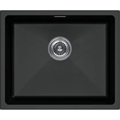 Кухонная мойка Paulmark Lumi LU55-BL 55,5x46 см, черный