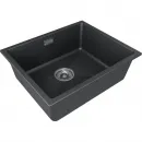 Кухонная мойка Paulmark Lumi LU55-BL 55,5x46 см, черный