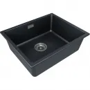 Кухонная мойка Paulmark Lumi LU55-BLM 55,5x46 см, черный металлик