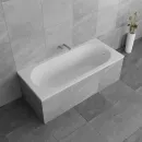 Ванна из литьевого мрамора Delice Bravo DLR330001 180x80 см, белый