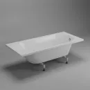 Ванна из литьевого мрамора Delice Bravo DLR330001 180x80 см, белый