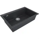 Кухонная мойка Paulmark Acrystone Decoration Anthracite PM937650-AN 76x50 см, антрацит