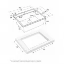 Кухонная мойка Paulmark Stepia PM115951-AN+R375-BS 59x51 см, антрацит