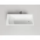 Ванна из литьевого мрамора Salini S-Sense Cascata 104213G 180x80 см, белый глянец