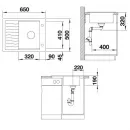 Кухонная мойка Blanco Elon 45S Шампань 520995