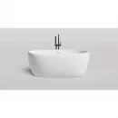 Ванна из литьевого мрамора Salini S-Stone Luce 100122M 150x75 см, отдельностоящая, белый матовый