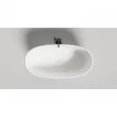 Ванна из литьевого мрамора Salini S-Stone Luce 100122M 150x75 см, отдельностоящая, белый матовый