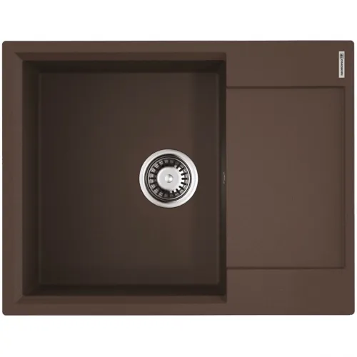 Кухонная мойка Artgranit Omoikiri Daisen 65-DC темный шоколад 4993683