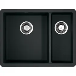 Кухонная мойка черный Artgranit Omoikiri Kata 55-2-U-BL