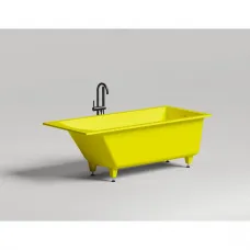 Ванна из литьевого мрамора Salini S-Sense Cascata 104213GF 180x80 см, покраска по RAL глянец полностью