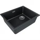 Кухонная мойка Paulmark Lumi LU55SK-BLM 55,5x44 см, черный металлик