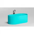 Ванна из литьевого мрамора Salini S-Sense Perla 1049101GF 170x80 см, отдельностоящая, покраска по RAL глянец полностью