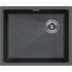 Кухонная мойка Paulmark Lumi LU55SK-DG 55,5x44 см, графит