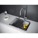 Кухонная мойка Paulmark Lumi LU55SK-DG 55,5x44 см, графит
