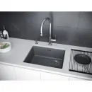 Кухонная мойка Paulmark Lumi LU55SK-DG 55,5x44 см, графит