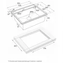 Кухонная мойка Paulmark Stepia PM115951-DG+A375-BS 59x51 см, графит