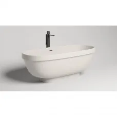 Ванна из литьевого мрамора Salini S-Stone Greca 103121MF 180x80 см, отдельностоящая, покраска по RAL матовый полностью