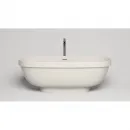 Ванна из литьевого мрамора Salini S-Stone Greca 103121MF 180x80 см, отдельностоящая, покраска по RAL матовый полностью