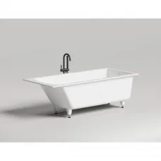 Ванна из литьевого мрамора Salini S-Sense Cascata 104213M 180x80 см, белый матовый