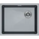 Кухонная мойка Paulmark Lumi LU55SK-GRM 55,5x44 см, серый металлик