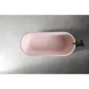 Ванна из литьевого мрамора Abber Frankfurt AM9941MP 170x75 см, отдельностоящая, розовый матовый
