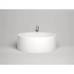Ванна из литьевого мрамора Salini S-Sense Isola 101111G 200x200 см, отдельностоящая, белый глянец