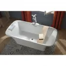 Ванна из литьевого мрамора Jacob Delafon Elite E6D034-00 180x85 см, отдельностоящая, белый