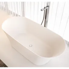 Ванна из литьевого мрамора Riho Barca BS6000500000000 170x79 см, отдельностоящая, белый