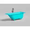 Ванна из литьевого мрамора Salini S-Sense Ornella 102312MF 180x80 см, покраска по RAL матовый полностью