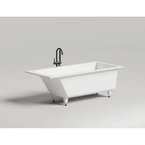 Ванна из литьевого мрамора Salini S-Sense Cascata Kit 104313G 169,8x75 см