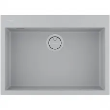 Кухонная мойка Paulmark Acrystone Decoration Urban grey PM936950-UGR 69x50 см, серый