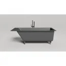Ванна из литьевого мрамора Salini S-Sense Cascata Kit 104313GF 169,8x75 см, покраска по RAL глянец полностью