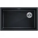 Кухонная мойка Paulmark Lumi LU74SK-BLM 74x44 см, черный металлик