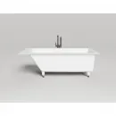 Ванна из литьевого мрамора Salini S-Sense Cascata 104413G 170x70 см, белый глянец