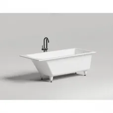Ванна из литьевого мрамора Salini S-Sense Cascata 104413G 170x70 см, белый глянец
