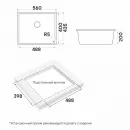 Кухонная мойка Paulmark Acrystone Neo Classic White PM965644-WH 56x43,5 см, белый
