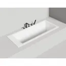 Ванна из литьевого мрамора Salini S-Sense Cascata Kit 104313M 169,8x75 см, белый матовый